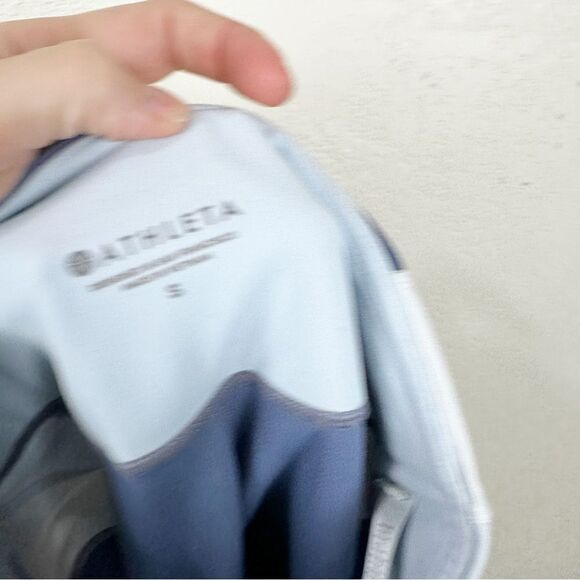 Athleta Two Toned Blue Soft Leggings Size Small - Picture 6 of 8